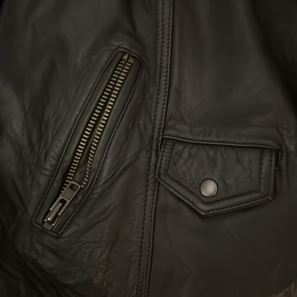 NWT Treasure & Bond Leather Jacket - Picture 3 of 5